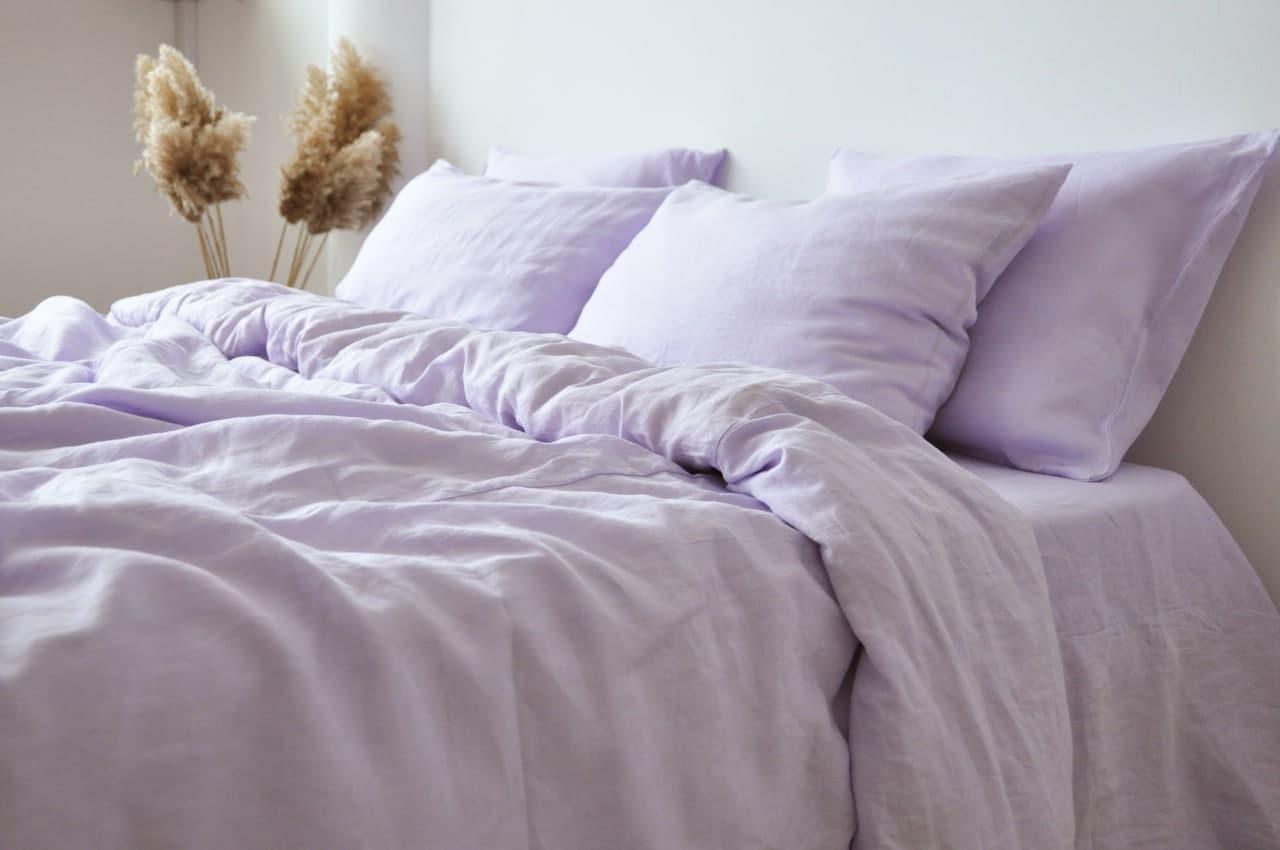 Lilac pillowcase