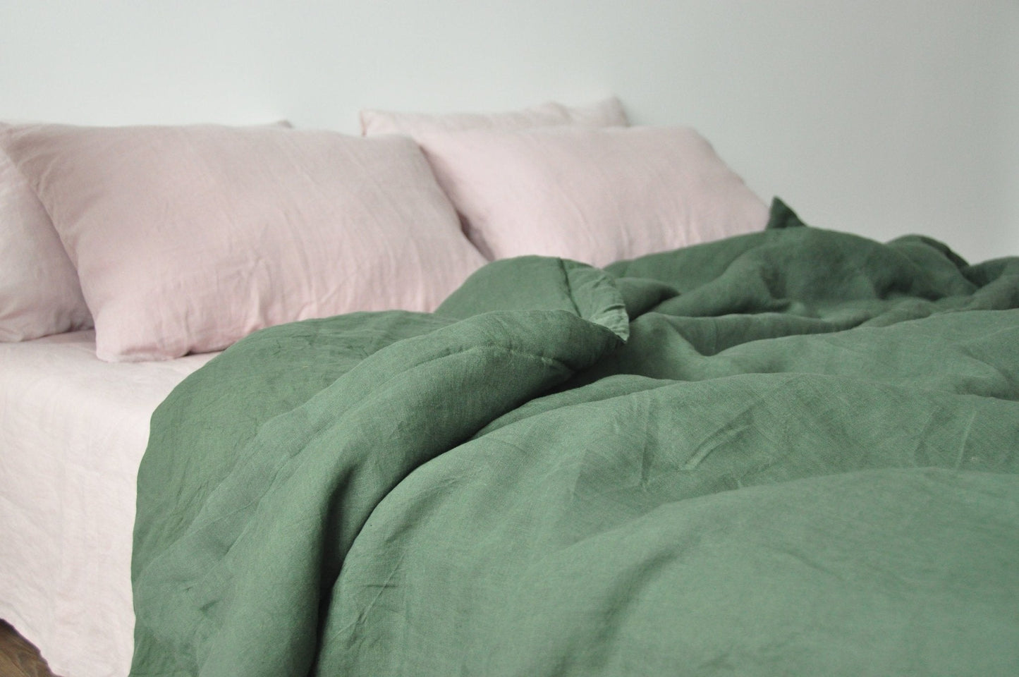 Pine green comforter