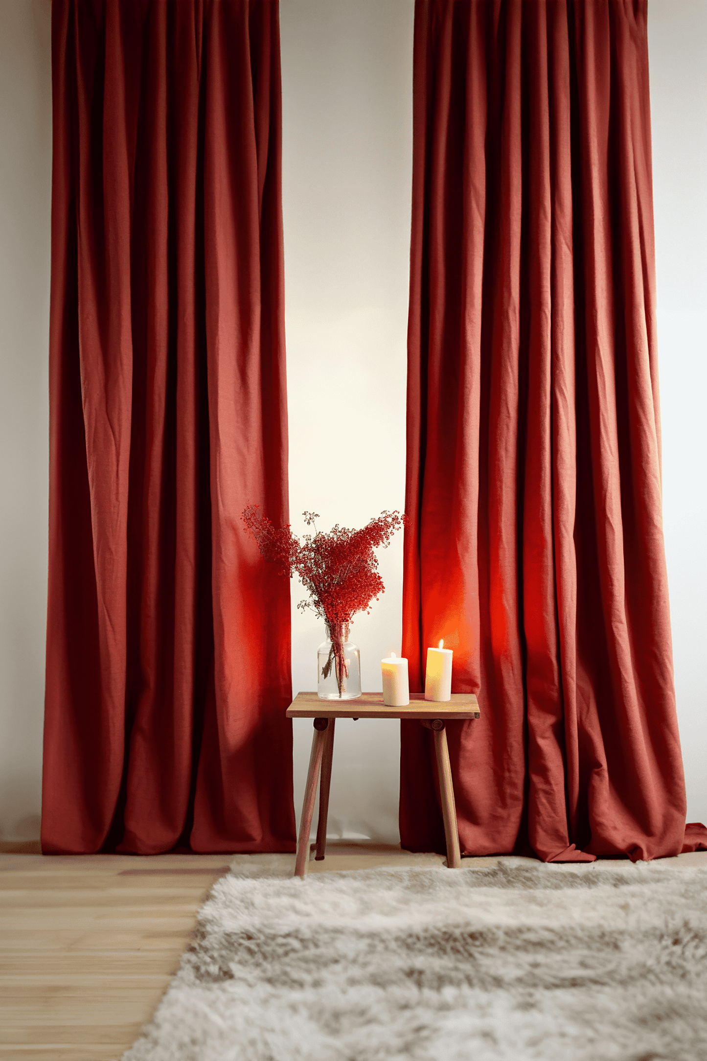 Redwood linen curtains