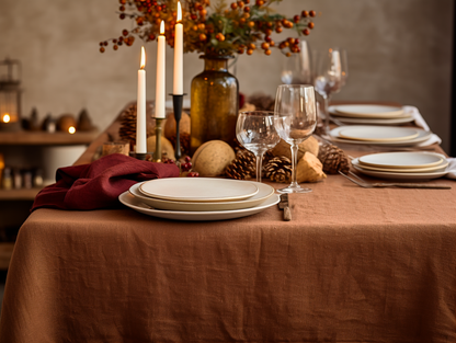 Cinnamon tablecloth