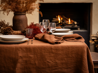 Cinnamon tablecloth