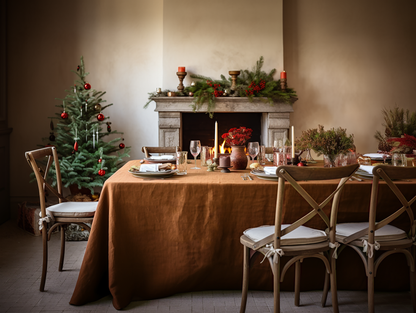 Cinnamon tablecloth