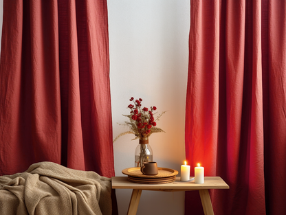 Redwood linen curtains