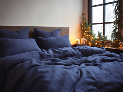 Christmas Indigo duvet cover