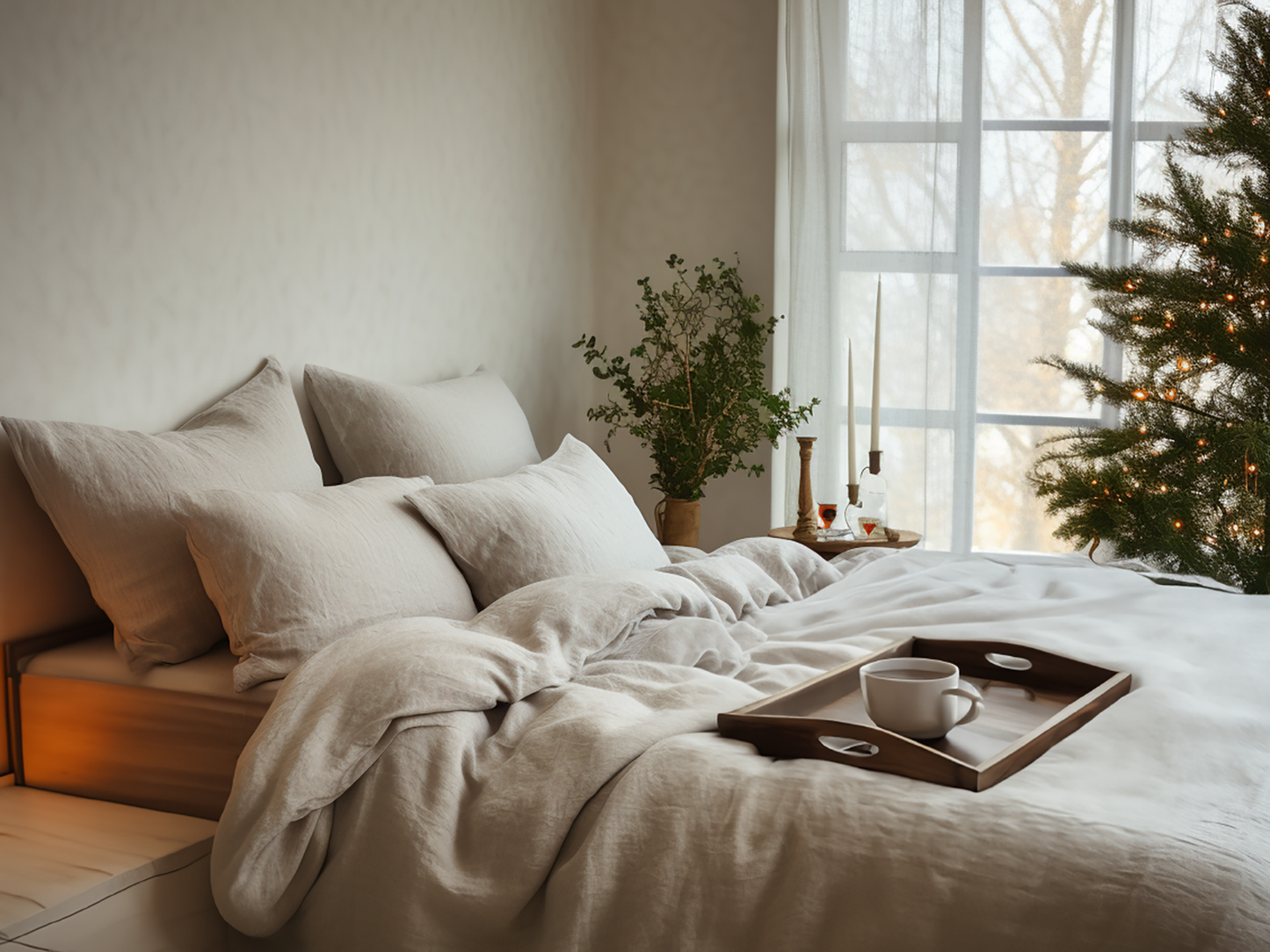 Christmas Undyed duvet cover