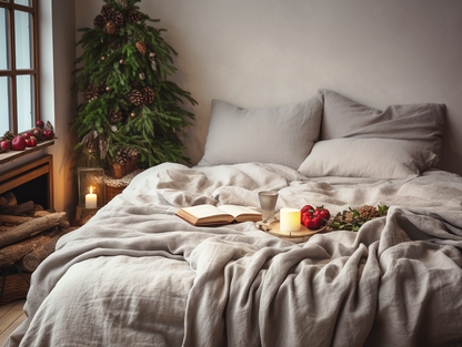 Christmas Undyed duvet cover