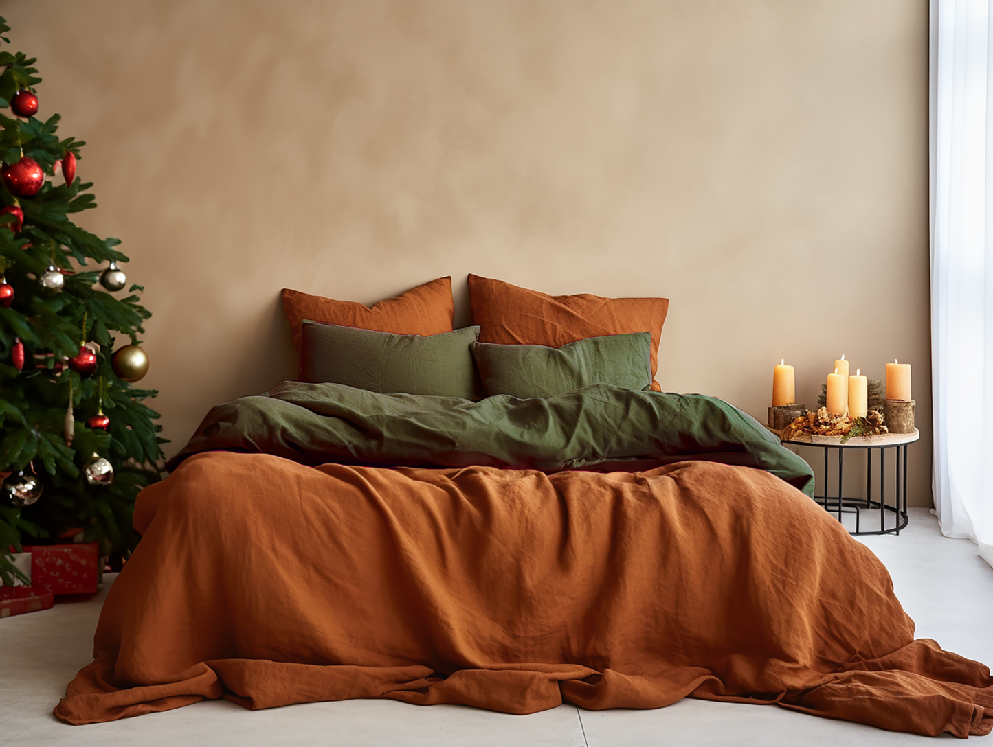 Christmas Cinnamon coverlet