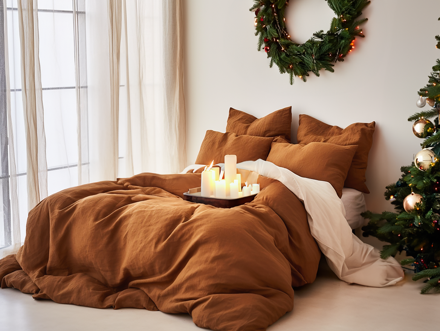 Christmas Cinnamon coverlet