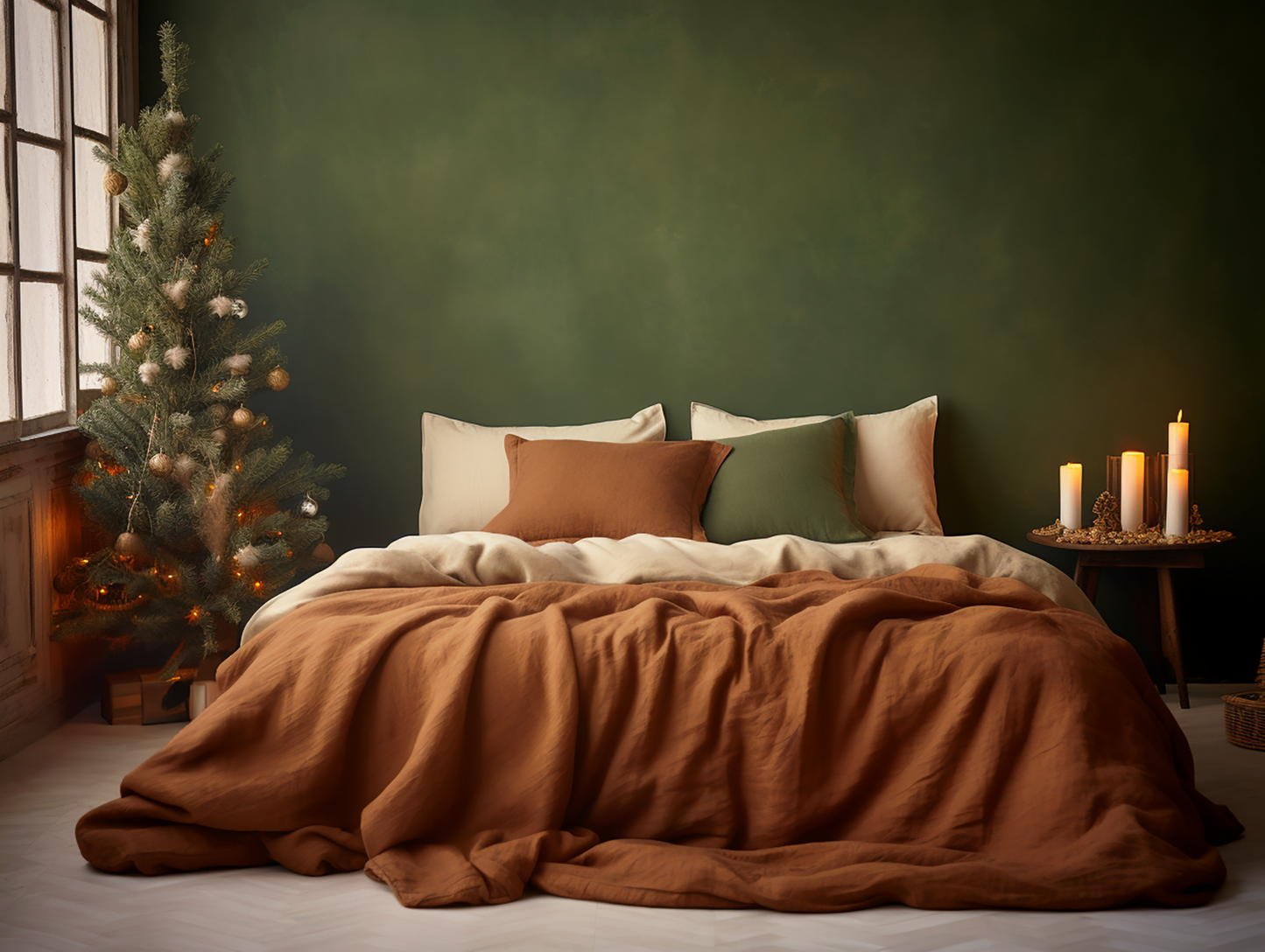 Christmas Cinnamon coverlet