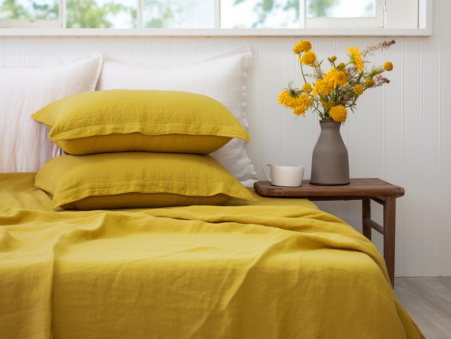 Mustard sheet set