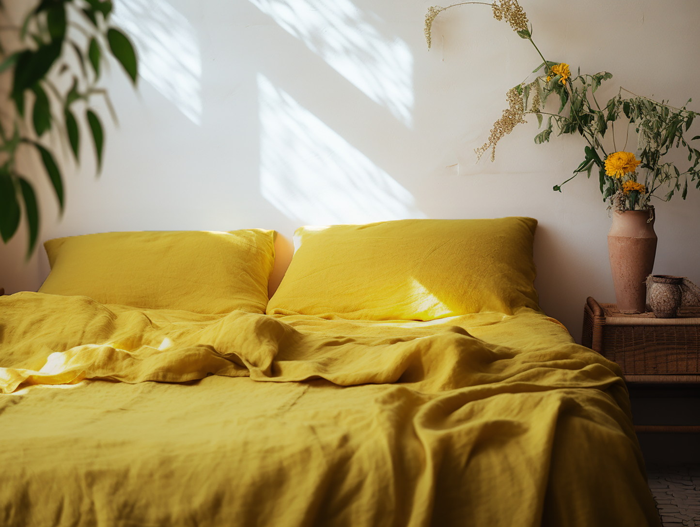 Mustard sheet set