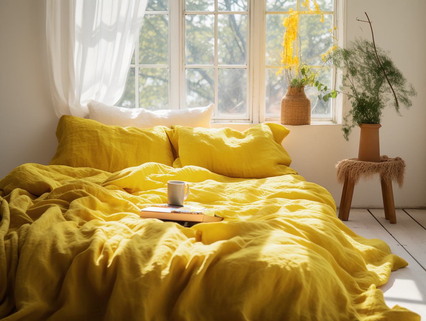 Mustard sheet set