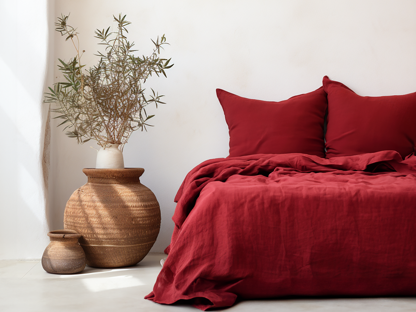 Maroon sheet set