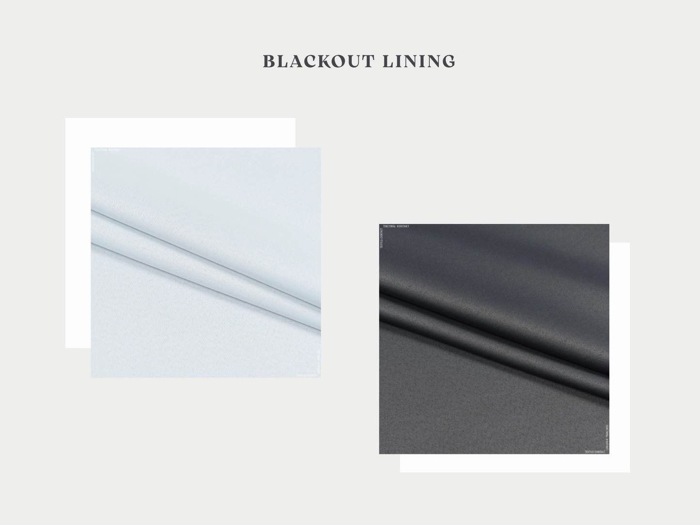 Dark gray melange linen curtains