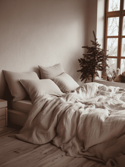 Christmas Undyed duvet cover