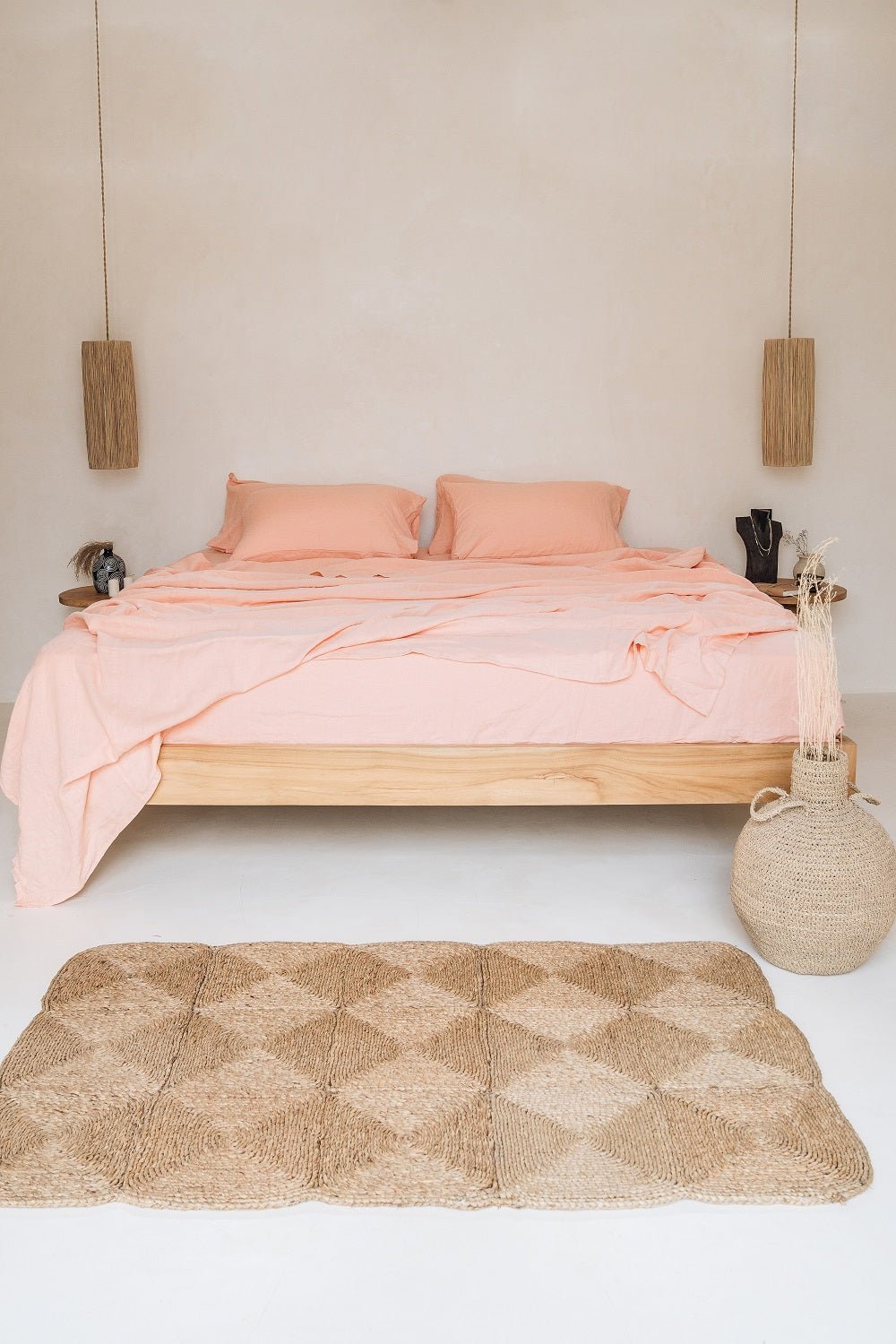 Peach sheet set