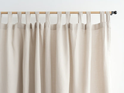 Ready to ship from Florida 2 Undyed regular and blackout linen curtains