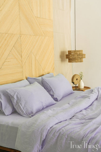 Ready to ship from Florida 2 Pastel lavender linen pillowcase