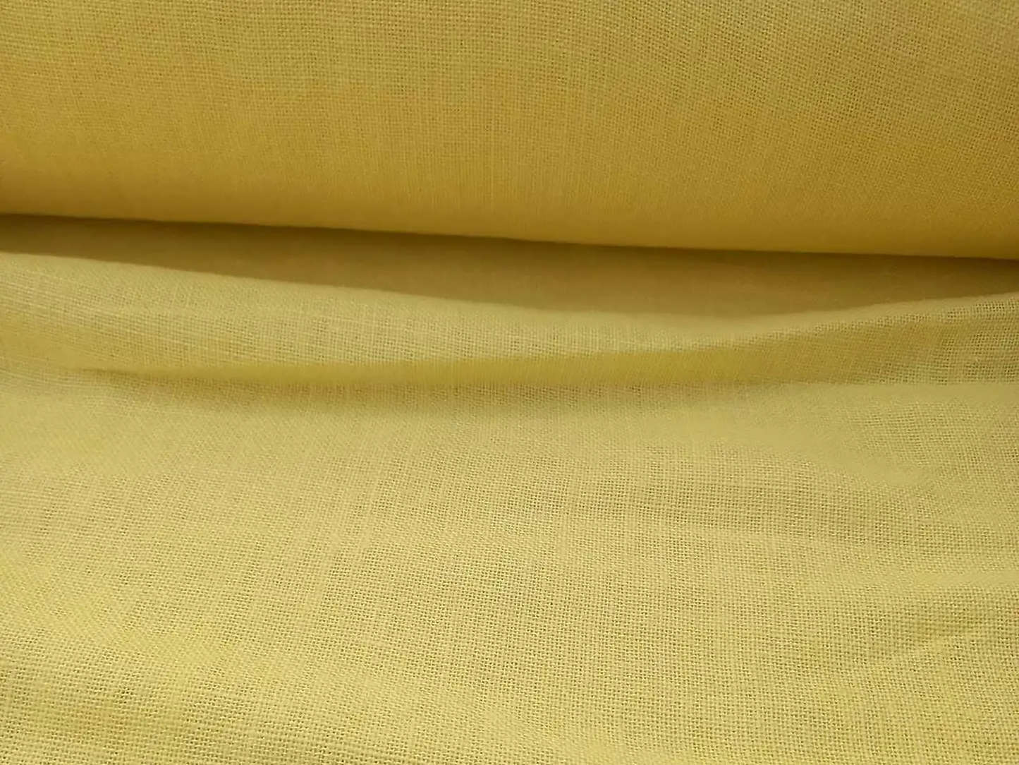 Lemon heavy weight linen curtains