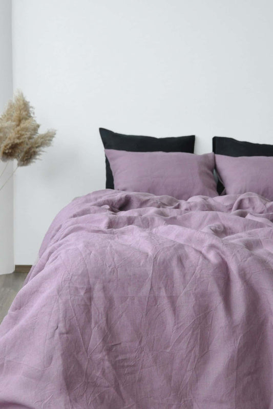 Mauve pillowcase