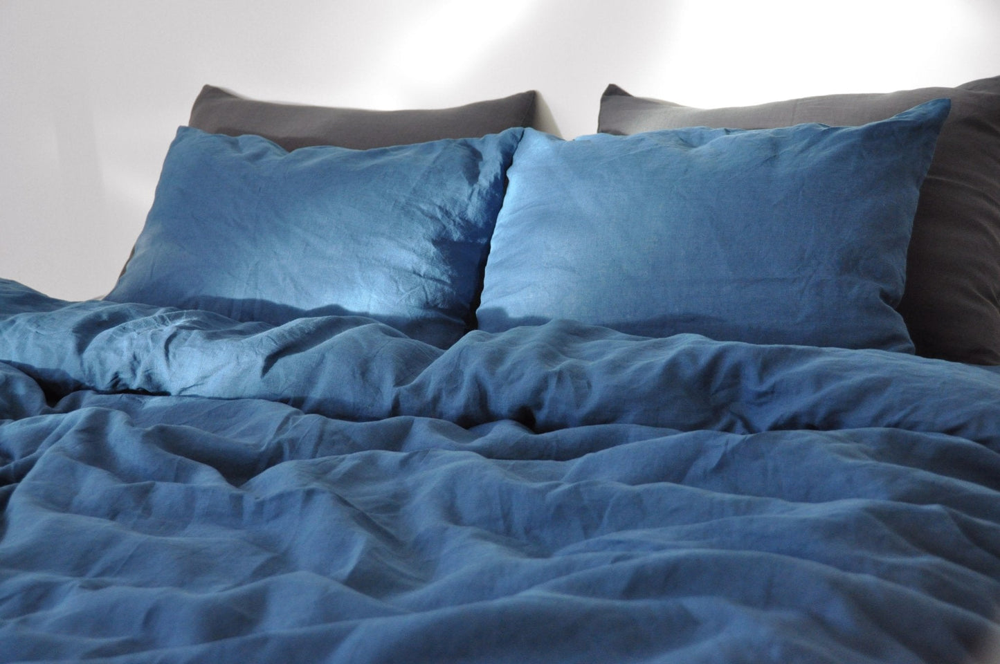 Ocean blue pillowcase