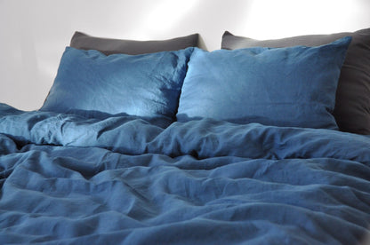 Ocean blue pillowcase