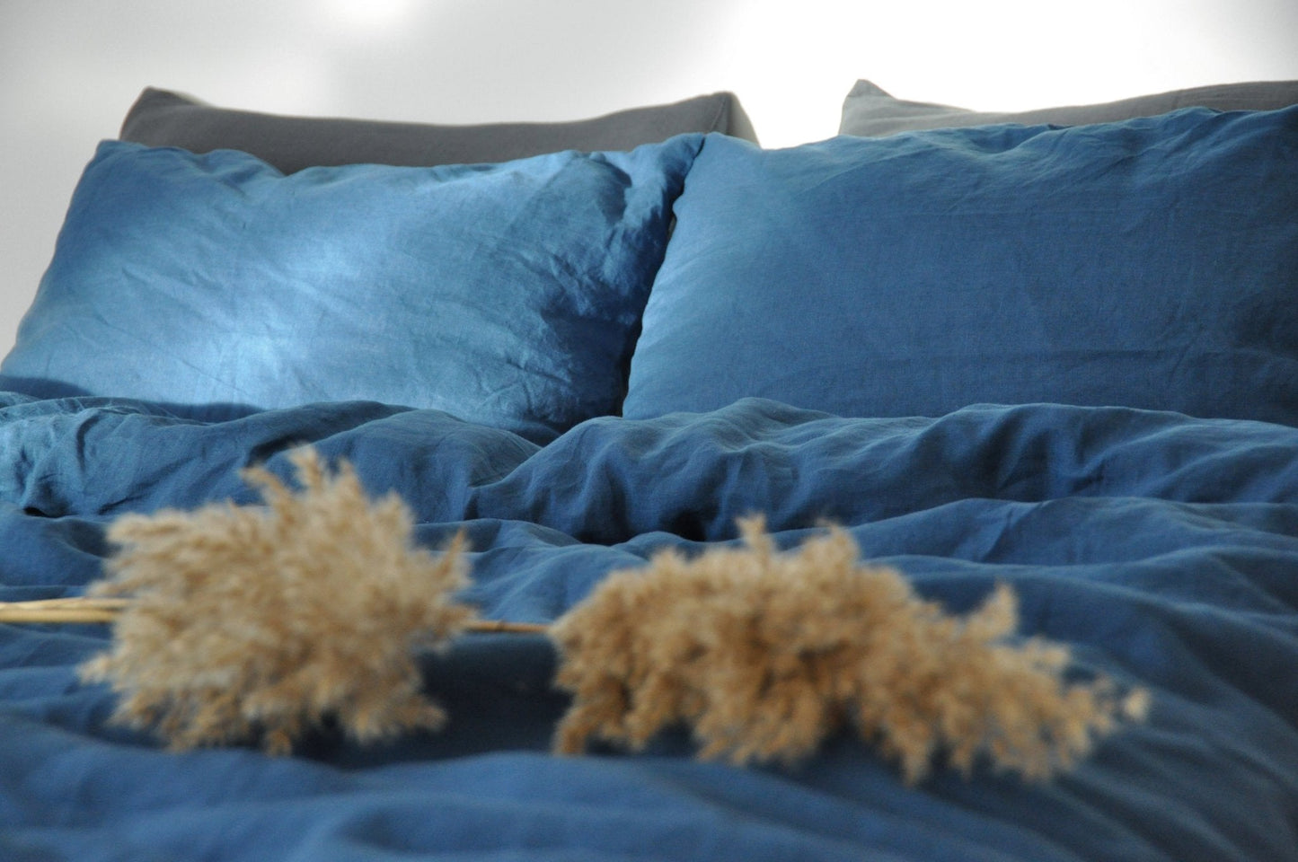 Ocean blue pillowcase