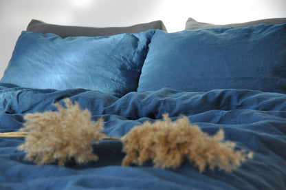 Ocean blue pillowcase