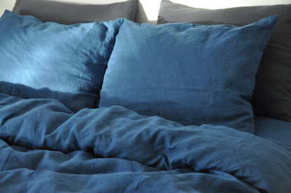 Ocean blue pillowcase