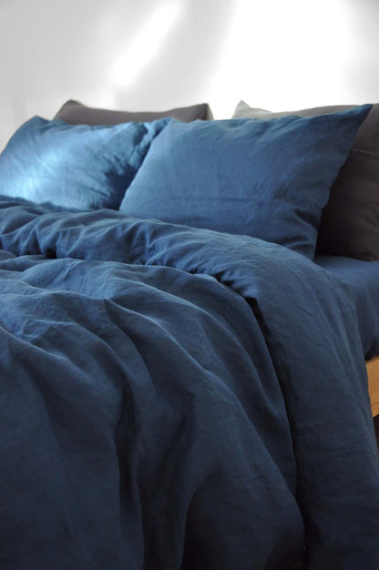 Ocean blue pillowcase