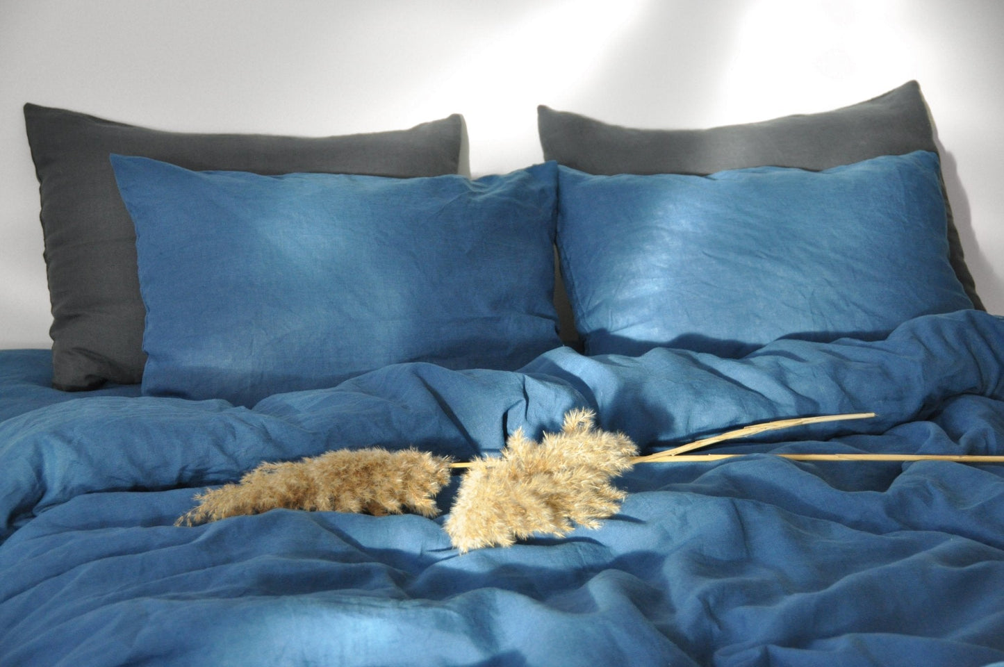 Ocean blue pillowcase