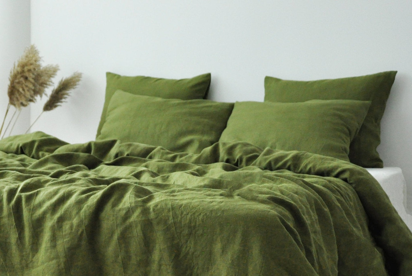 Olive pillowcase