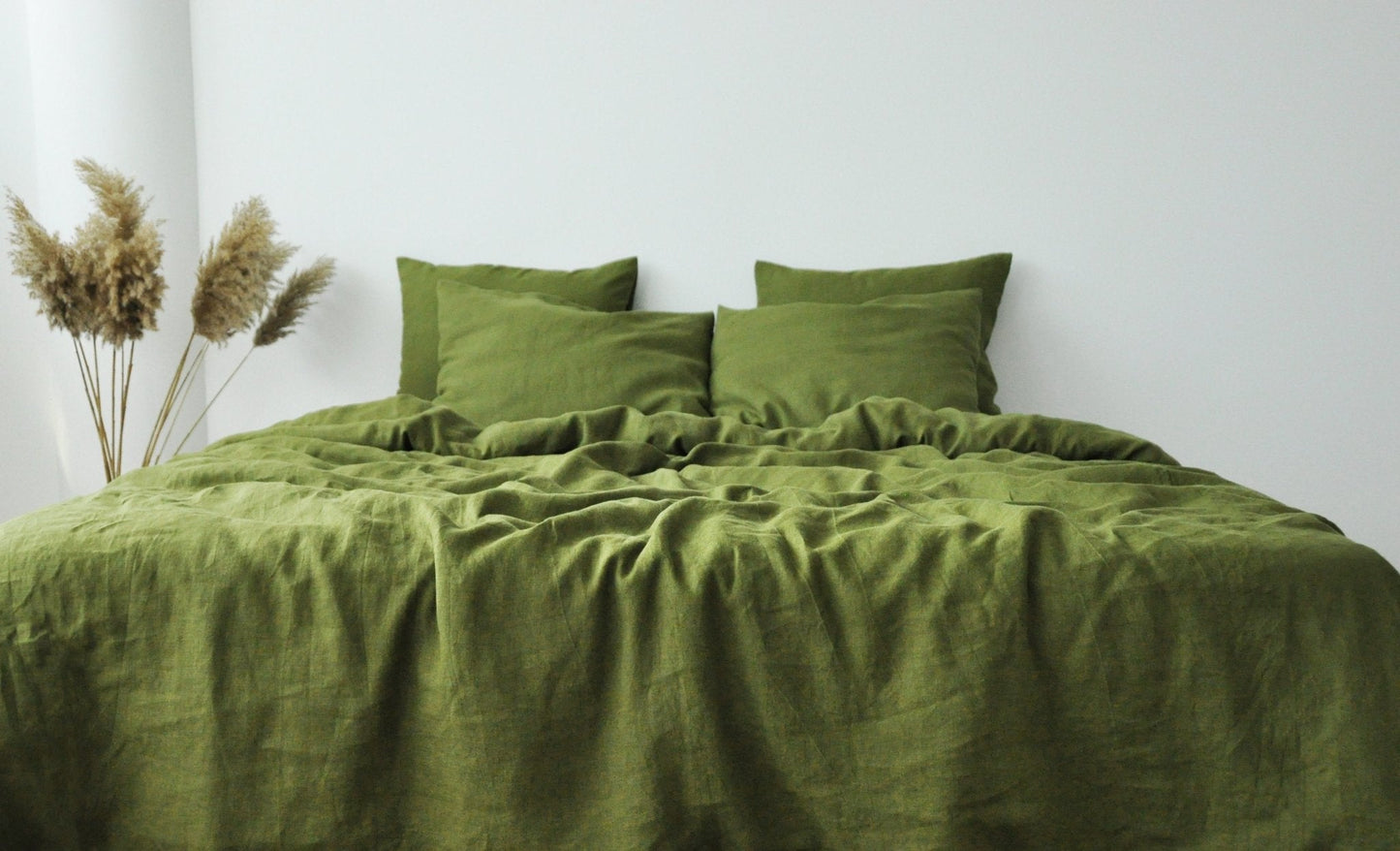 Olive pillowcase
