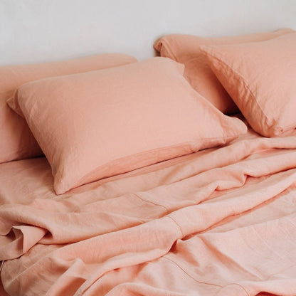 Peach pillowcase