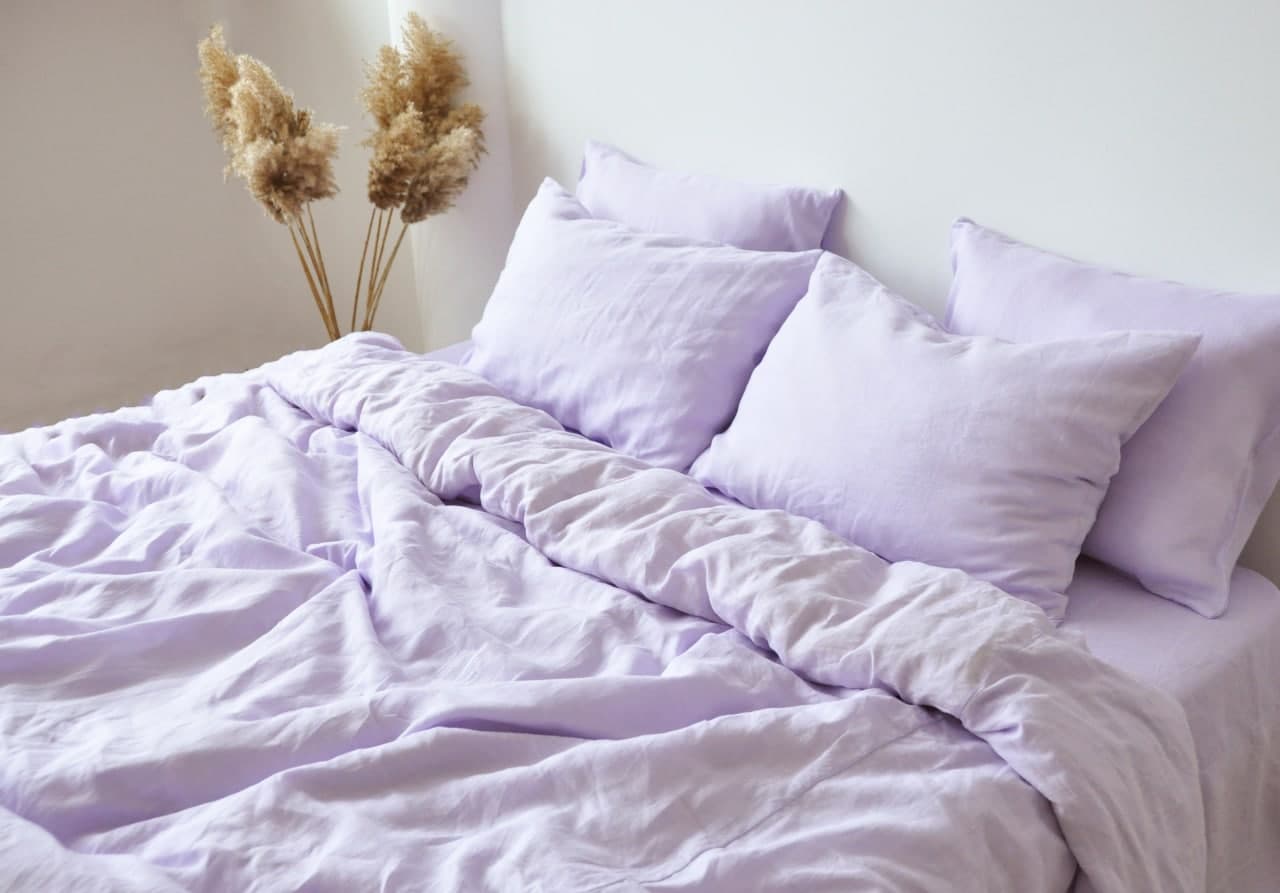 Lilac pillowcase