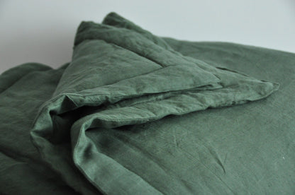Pine green comforter