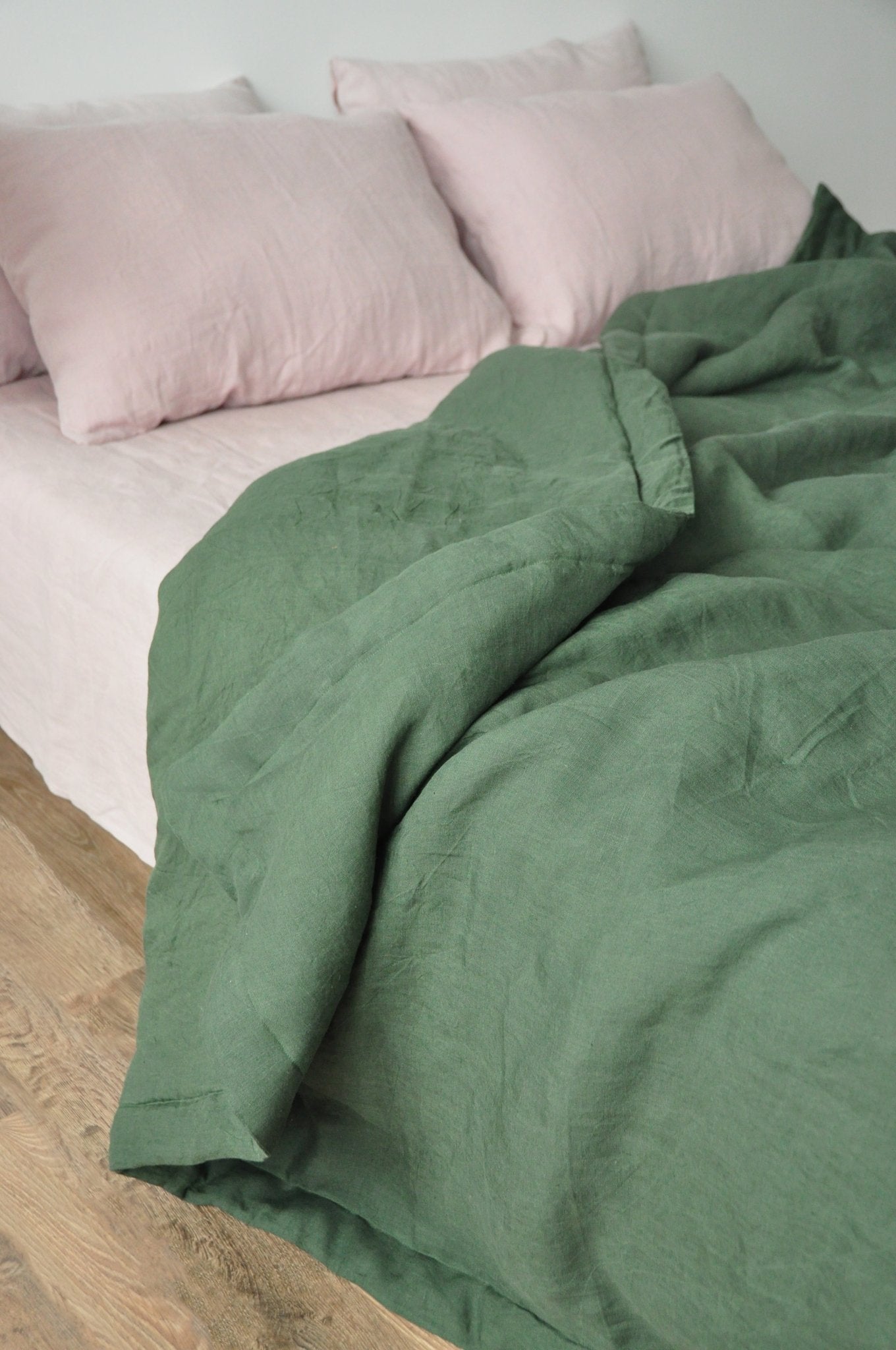 Pine green comforter