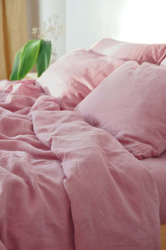 Rose pink pillowcase