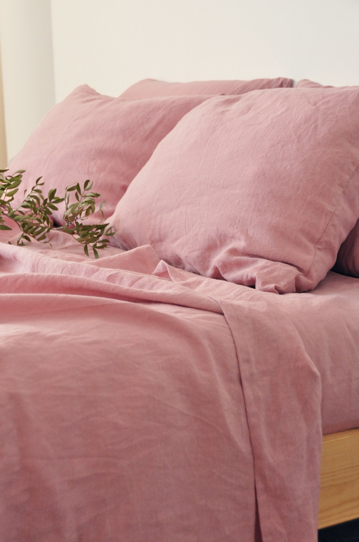 Rose pink sheet set